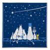 Moomin Handkerchief 3-Layer Gauze Handkerchief 100% Cotton Navy Blue Approx. 25x25cm 05873 (Starry Sky)