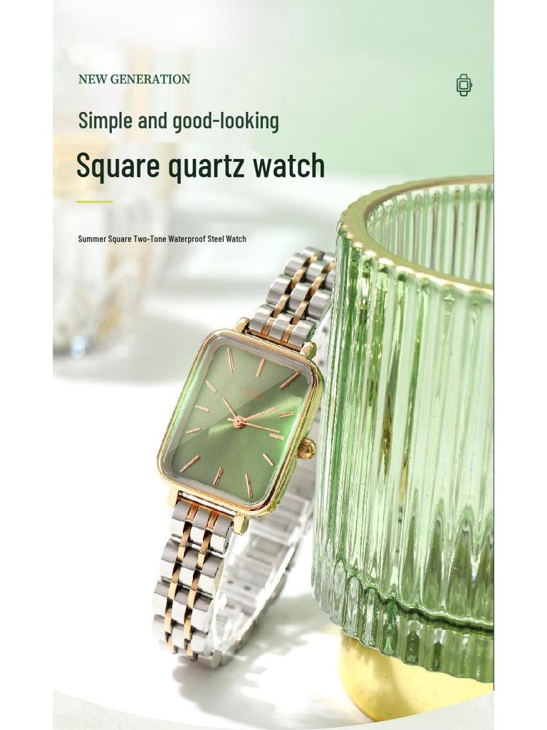 GEDI Nisza High-End Minimalistyczny Damski Zegarek Kwarcowy ze Stali Nierdzewnej