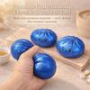 Portable Glitter Dumpling Squishy Squeeze Toy 1Pcs With Box Soft Sensory Fidget Toy For Stress Relief Long Journey Use