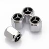 4Pcs Car Cover Tire Valve Caps Dust Caps Wheels Rims Stem For Mercedes Benz AMG A B C E S W204 W212 GLC CLK SLK CLA GLK GLE CLA BD1