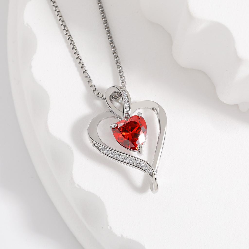 Heart Pendant Necklace Premium Mother'S Day Gift Unlimited Love Constellation Stone Love Necklace Premium Durable