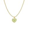 Zodiac Heart Contemporary Necklace With Layered Chain Perfect For Women Fashionable