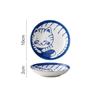 Japanese Style Ceramic Dessert Sauce Dish Tableware Creative Cute Cartoon Lucky Cat Pattern Water Drop Shape Fruit Sushi Plates
