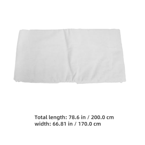 EXCEART Cotton Drop Cloth, Large, 170x200cm, for Painting, Floor and Furniture Protection, Washable, Reusable, Durable, Lightweight, DIY Work, Protect