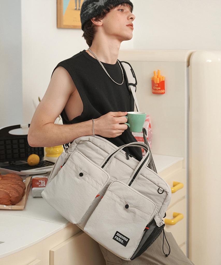 Masmarulez Easeshell Briefcase_Light Gray