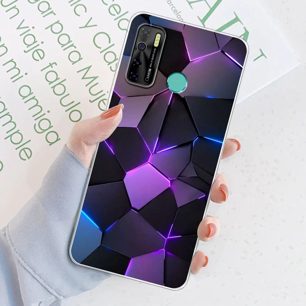 For Tecno Spark 5 Pro Case Cover For Tecno Camon 15 Air /Camon15 Funda Clear Soft Silicone TPU Phone Case or Tecno Spark 5 Coque