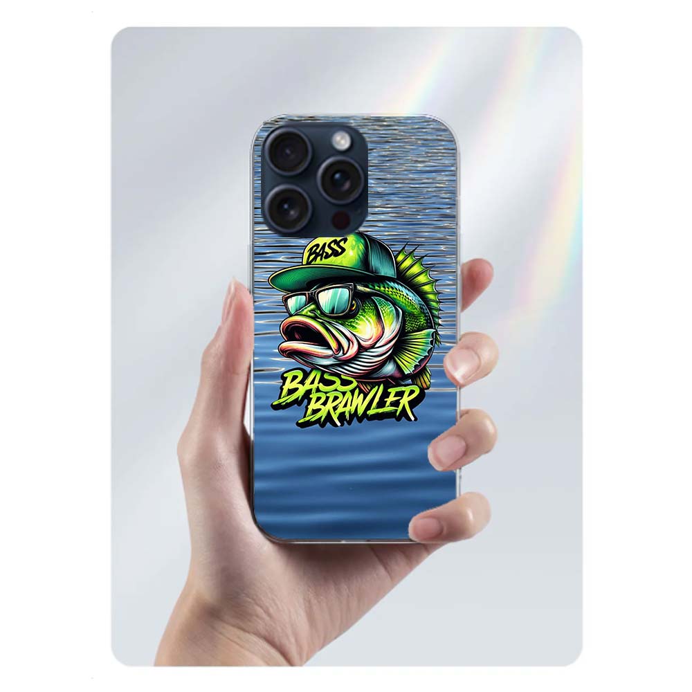 Enjoy a Day of Fishing Pleasure Clear Phone Case For Iphone 17 Air 16 Pro Max 15 Pro 14 Plus 17E 16E 11 13 12 Mini Cover Cases F