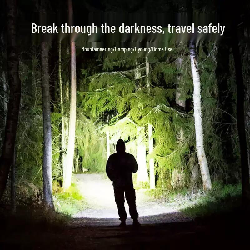 UOSU High Brightness Aluminum Alloy Flashlight with COB Side Light