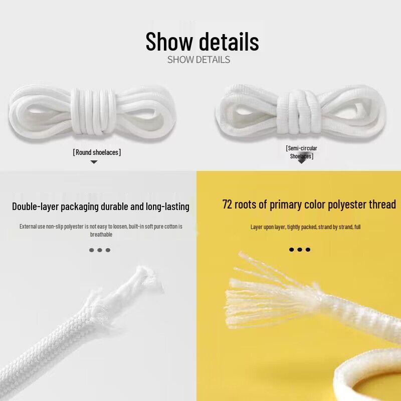 Dr. Martens Black & White Dad Sneakers with Semi-Circular Rope Round Shoelaces