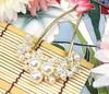 [Miaomyao] Kanzashi U-shaped Hair Ornament for Japanese Clothing, Yukata, Kimono, Pearl Hair Comb, Antique Hair Accessory, Gold