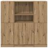 3 piece Kitchen Cabinet Set  Artisan Oak  Particleboard