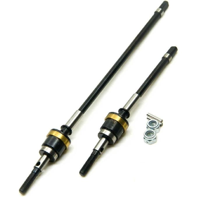 Heavy Duty Steel Front CVD Drive Shaft Set for 1/10 Axial Wraith 90018 RC Truck