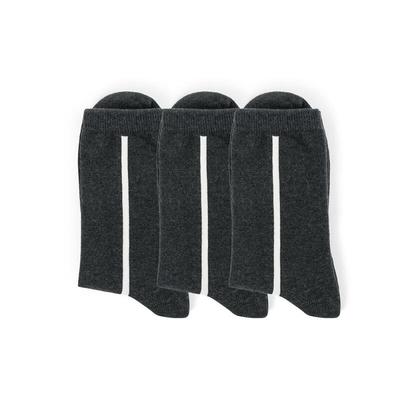 Damstrumpor WBT-35 Kolgrå 3-pack