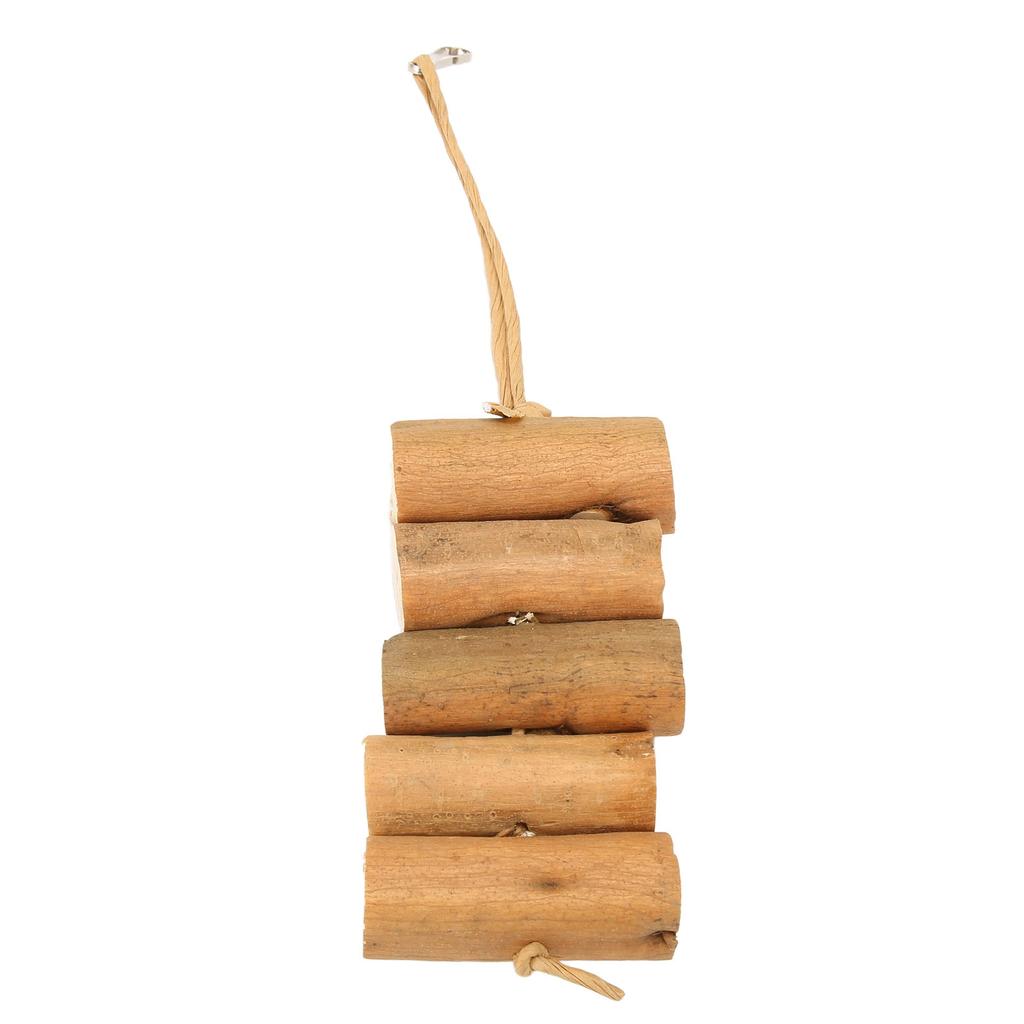 Bird Chew Toys Bite Resistant Teeth Grinding Boredom Relief Sola Log Bird Toys for Parrots Parakeet
