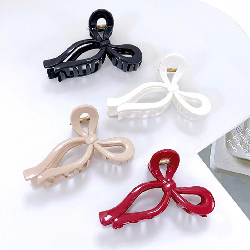 Soft Silicone Shark Hair Clips For Women Protective Elastic Hair Clip Back Head Durable Flexible Unsnappable Claw Clip