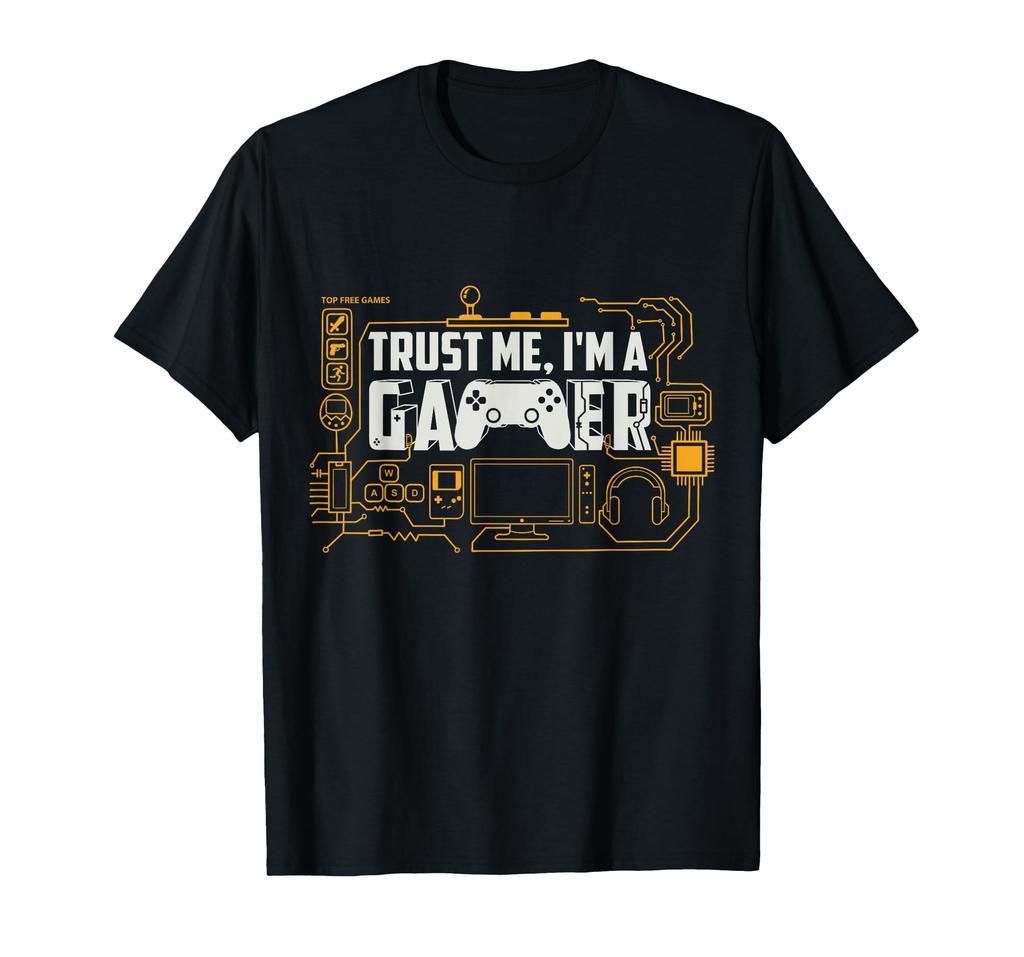 Trust Me I'm A Gamer, I Love Gaming, Games Joystick Gaming T-shirt