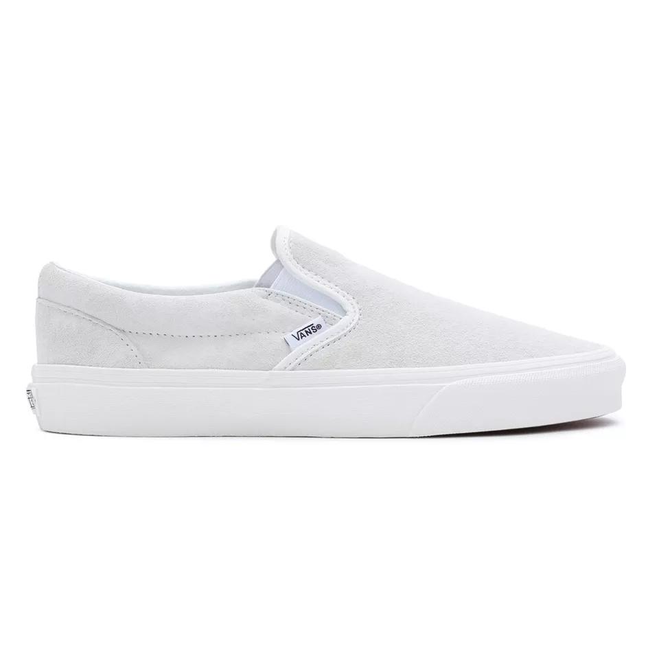 Vans Slip-On Comfortable Lightweight Thin Sole Durable Low-Top Skate Shoes Unisex Sneakers White VN000BVZJVY