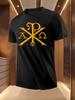 Religious Symbol Tshirt - White with Bold - Breathable Su...