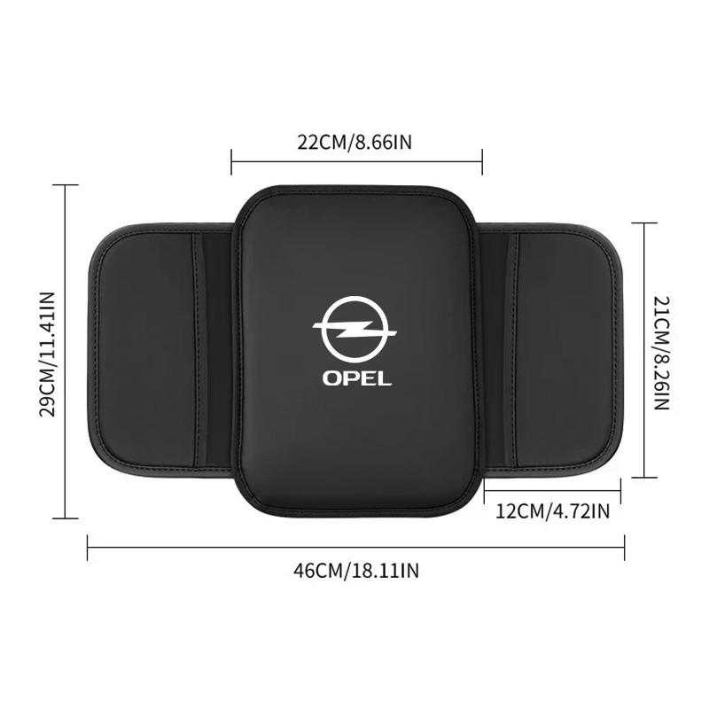 1 szt. Poduszka na podłokietnik konsoli środkowej samochodu Pokrowiec na poduszkę podłokietnika samochodowego Wkładka Do Opel Insignia Astra Antara Meriva Zafira H G Corsa