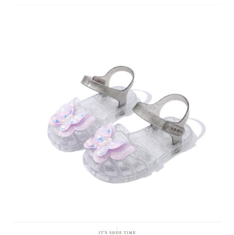 Fashion Kid Shoes New Summer Versatile Girl Sandal Crystal Princess Breathable Kid Sandals Sweet Soft Sole Comfort Jelly Shoe