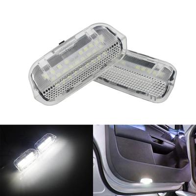 2pcs SMD LED Side Door Courtesy Welcome Light For VW Touareg Tiguan Golf Passat CC Jetta