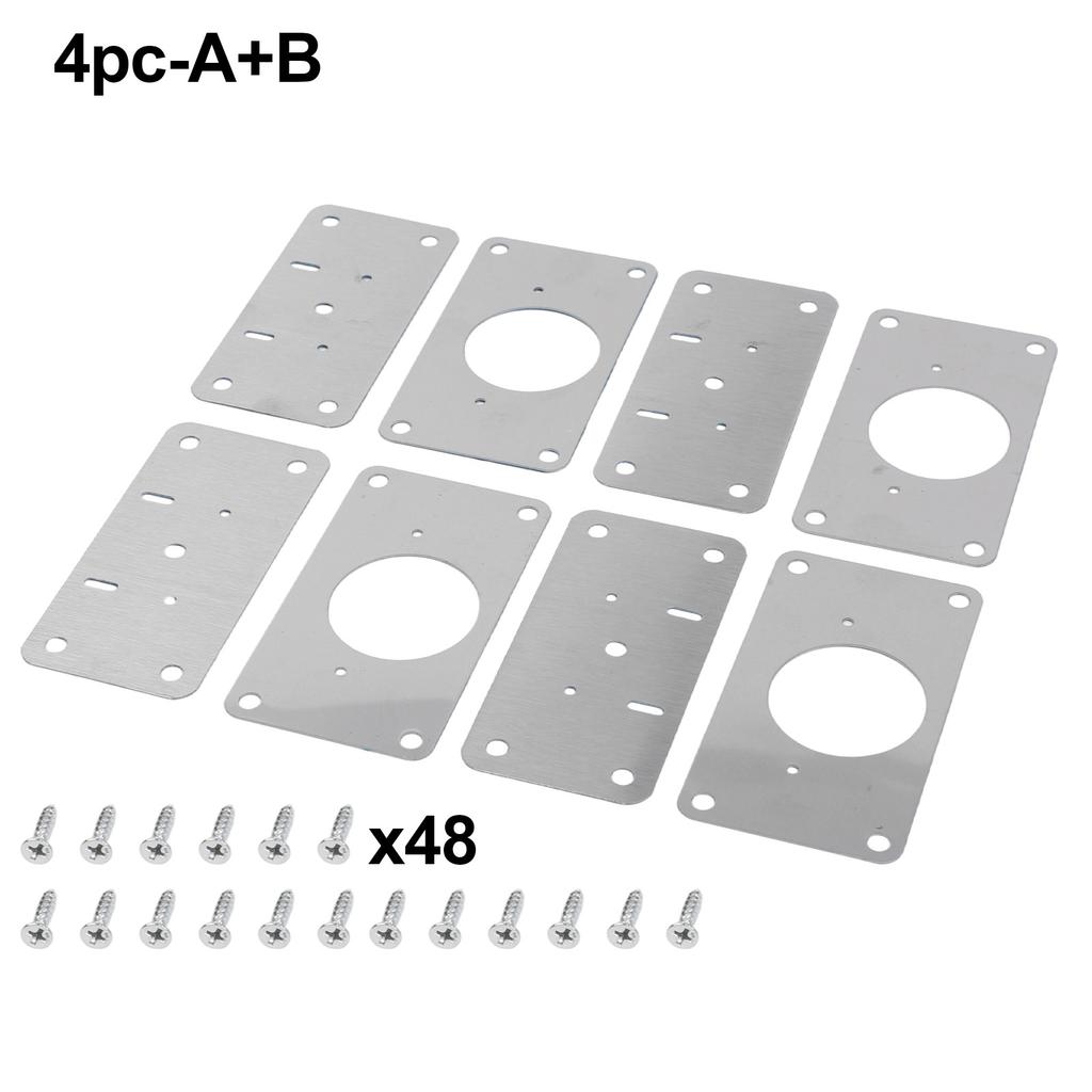 Hinge Repair Board Easy To Install Stainless Steel / Iron