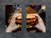 SZKLANA PŁYTA OCHRONNA DO KUCHNI 65x52 HAMBURGER