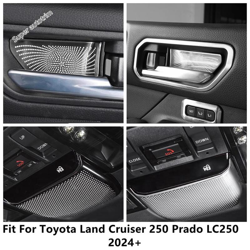 Reading Light Lamp Panel / Door Handle Bowl Frame Cover Trim Accessories For Toyota Land Cruiser 250 Prado LC250 2024 2025 2026