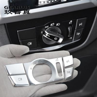 Car Styling For BMW G01 G02 G30 G32 Headlight Switch Button Light Control Stickers Fog Light Switch X3 X4 5 Series