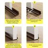 1PC Hot PVC Flexible Door Bottom Soundproof Board Under Door Draft Stopper Sealing Strip SoundProof  Weatherstrip Draft Guard