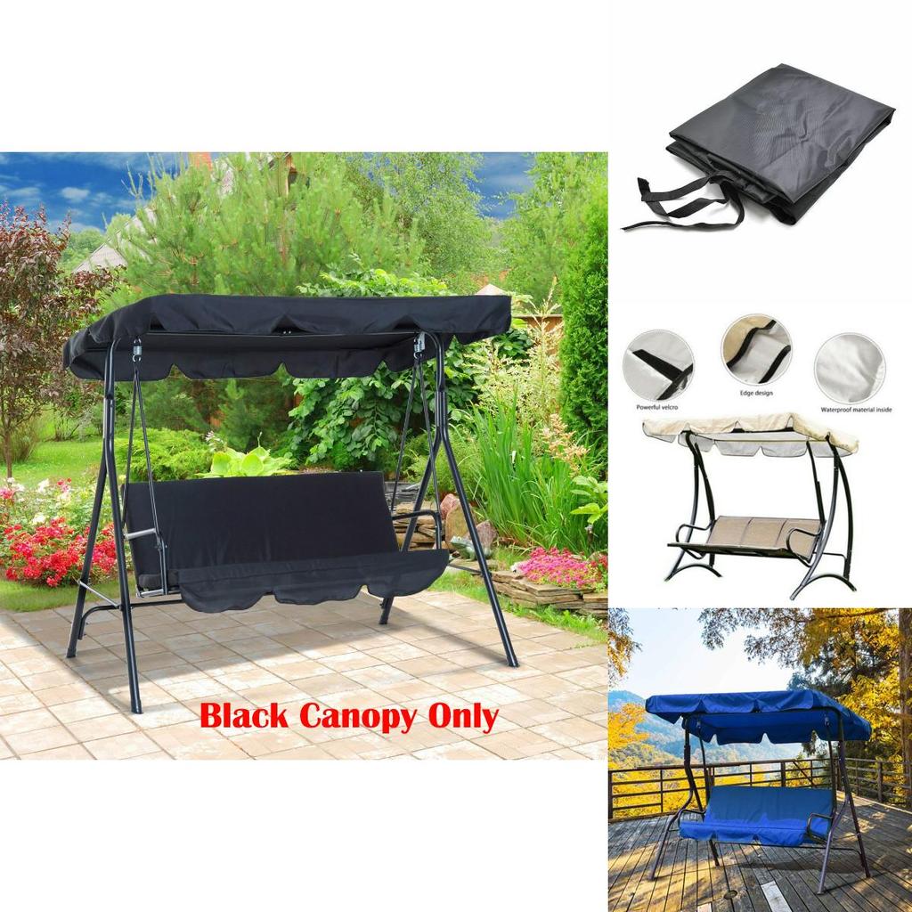 Langlebige wasserdichte Ersatz-Baldachinabdeckung für Gartenschaukelsitze