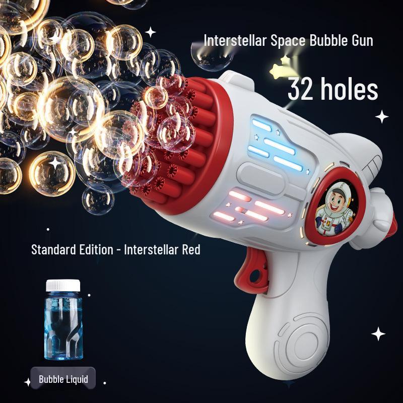 Hot-Selling Automatic Luminous Gatling Bubble Gun - Perfect Toy for Kids