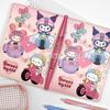 A5 Cute Cat Leather Notebook: Trendy Full-Color Pages & Cool Hardcover Planner