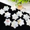 10Pcs, Natural Shell Pendant With Hole, Handmade Flower Shape Charms for Jewelry Making DIY Necklace Accessories, Women Gift