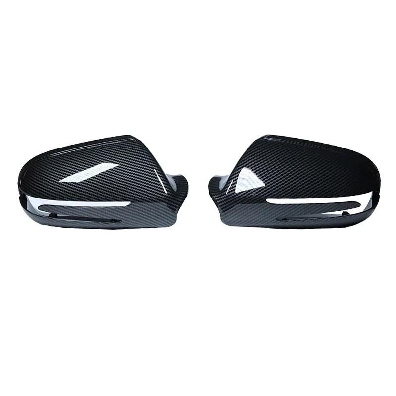 Protective Cover Door Mirror Shell For Mercedes Benz E-coupe CLS CLC SL SLK Class W207 C207 W219 R230 R171 CarbonFiber