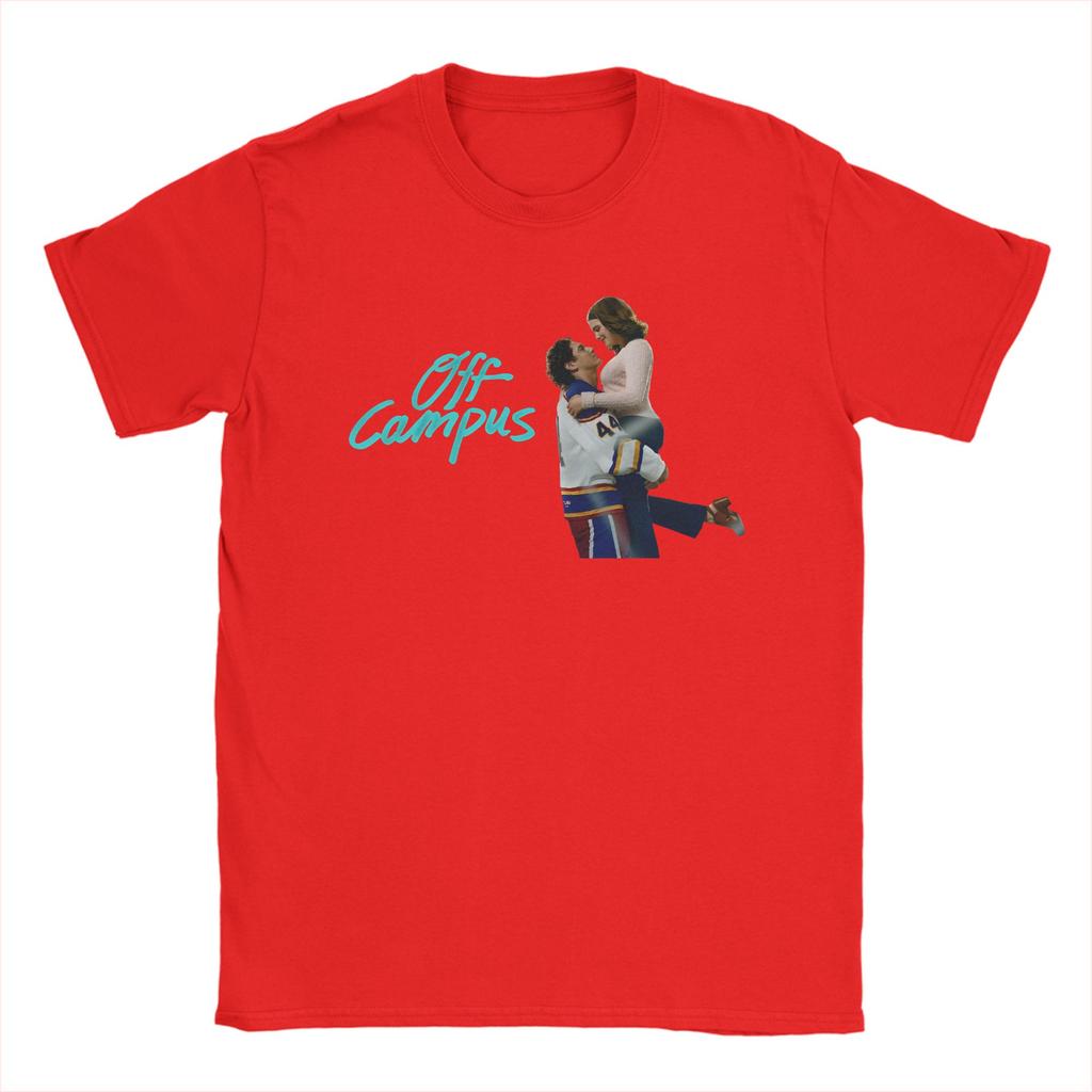 T-shirt da Film Fuori dal Campus per Unisex Unisex Hockey Rounisexce Casual 100% Cotone T-shirt Girocollo Manica Corta Abbigliamento Estivo