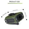10000mAh Portable Waist Clip Fan Outdoor Portable Cooling Fan With 5 Speeds & Flashlights for Outdoor Camping Travel