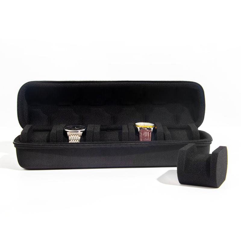 1 Piece Anti Fall Smart Watch Storage Bag 5-Slot Watch Case Eva Hard Shell Travel Organizer With Pillow Insert Gift