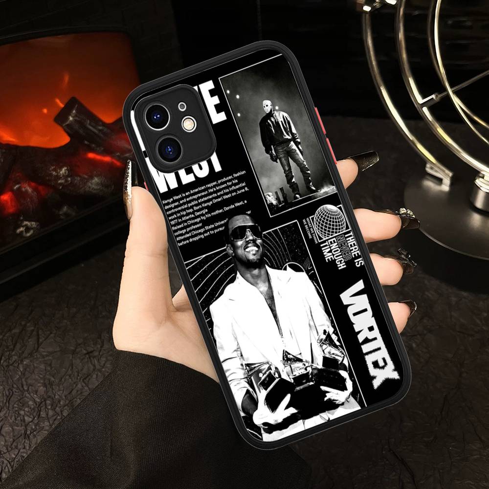 Rapper Kanye West YE For IPhone Air 16 15 14 Plus 13 12 11 Pro Max Matte Cover Jelly Shockproof Phone Case