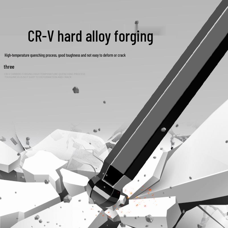 Hexagon Screwdriver and Wrench Set with Extended 6-Point Design