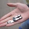 Durable Stainless Steel Suspension Belt Clip With Rubber Ring Compact Belt Clip Double-Sided Keychain Clip Hiking