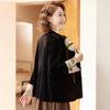 Pasite New Chinese Style Velvet Tang Suit Jacket for Mothers