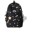 Schoolbag Japanese ins High-value backpack Small fresh and sweet star backpack Junior high school student lightweight large-capacity schoolbag