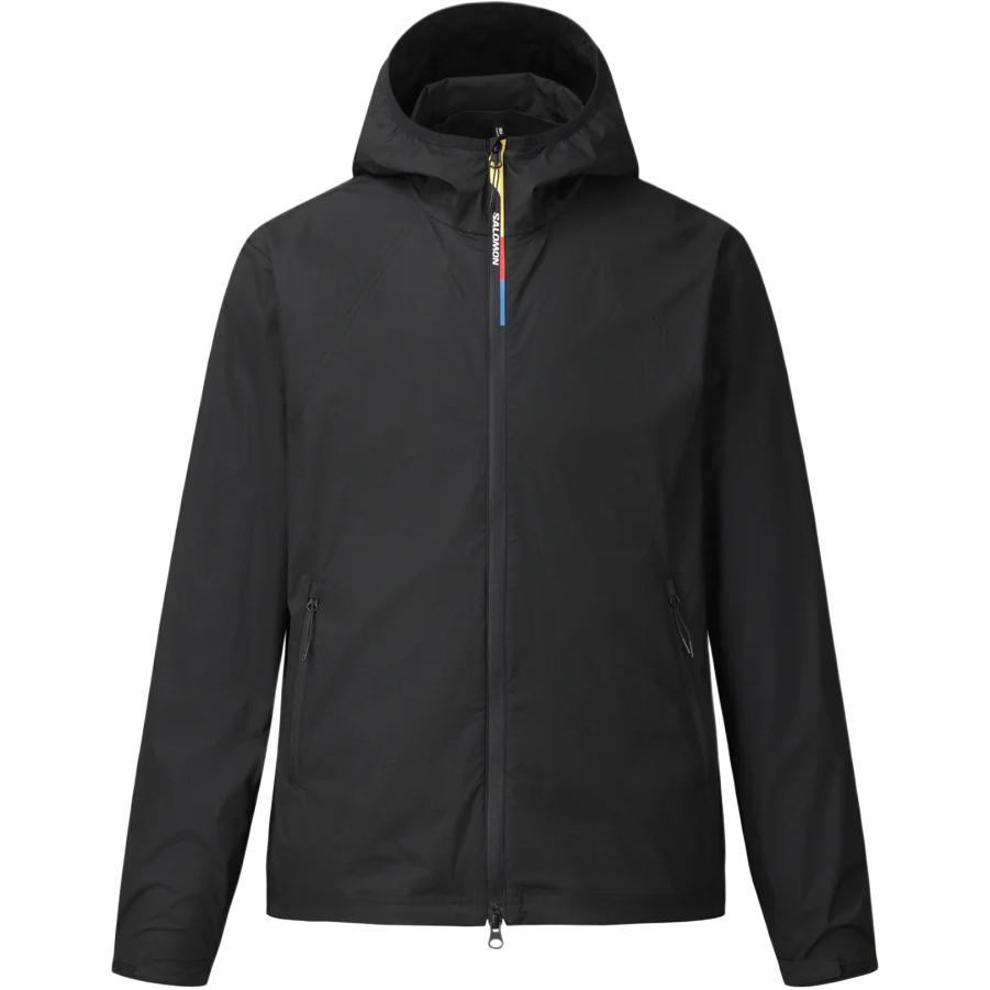 Salomon Breathable Hooded Two-Way Zipper Long Sleeve Jacket Men jackets LC3070900 M