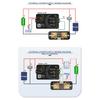 Batteriemonitor Bluetooth KL-F DC 0-120V 0-600A Batterietester Spannungsstrom VA-Messgerät Batterieladungszähler Kapazitätsanzeige