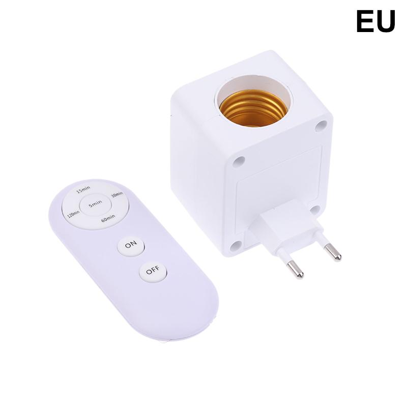 1pc E27 Remote Control Lamp Head Socket Lamp Base Wireless Smart Remote Control Lamp Holder Cap Intelligent Switch Accessories