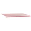 Retractable Awning Red and White 600 X 300 Cm