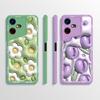 For Tecno Pova Neo 3 Case Stylish Flower Matte Soft Silicone Back Cover for Tecno Pova Neo 3 LH6n Neo3 Phone Cases Bumper Fundas