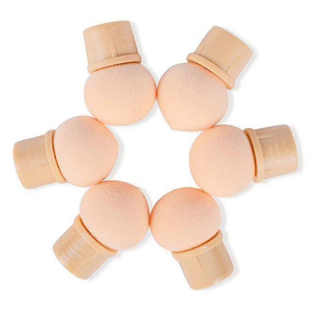 6 Pcs Replace Sponges Of Dual Ended Blooming Nail Pen Drawing And Dotting Nail Polish