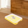 Kaninchen-Katzentoilette für Kleintiere Design-Katzentoilette für Chinchilla Frettchen Kaninchen Hamster Leicht zu reinigen Haustier-Toilette mit